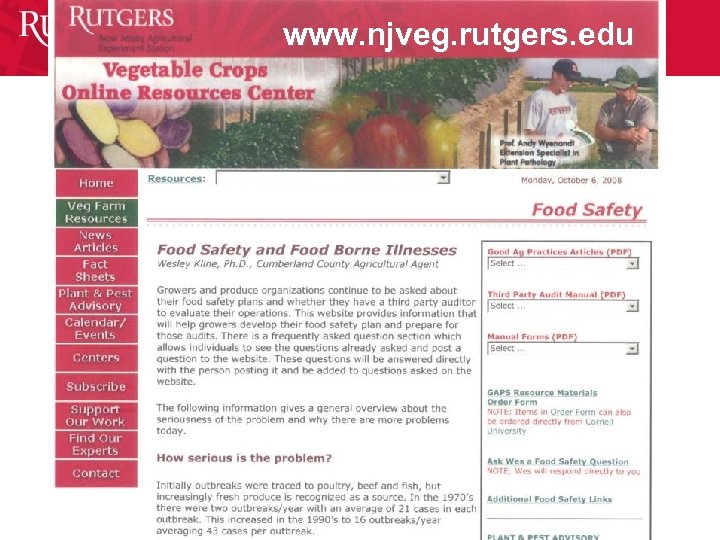 www. njveg. rutgers. edu 