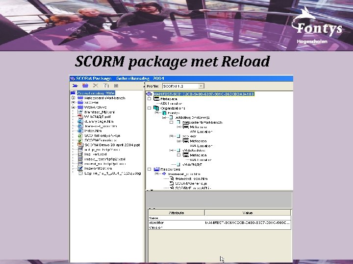 SCORM package met Reload 