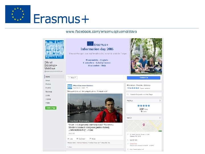 www. facebook. com/erasmusplusmoldova 