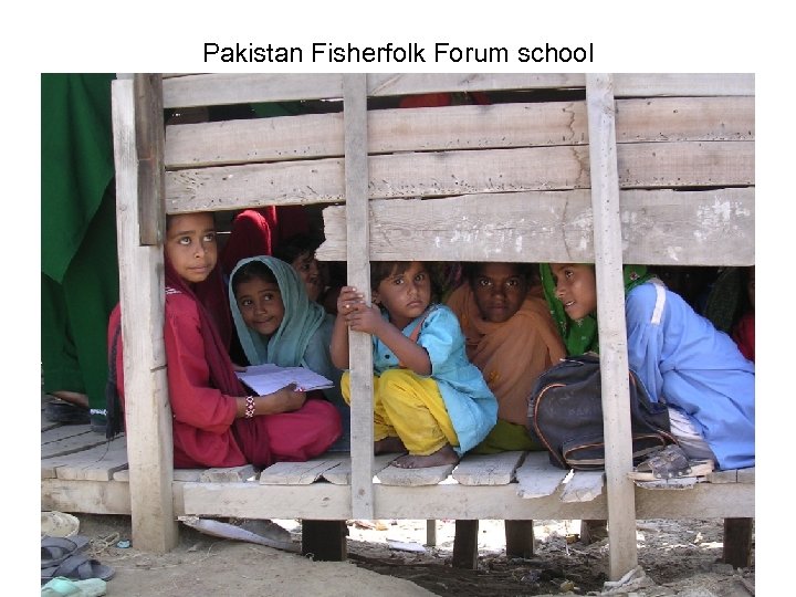 Pakistan Fisherfolk Forum school 