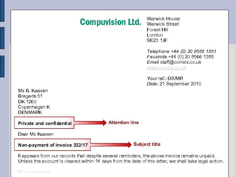 Compuvision Ltd. Warwick House Warwick Street Forest Hill London SE 23 1 JF Telephone