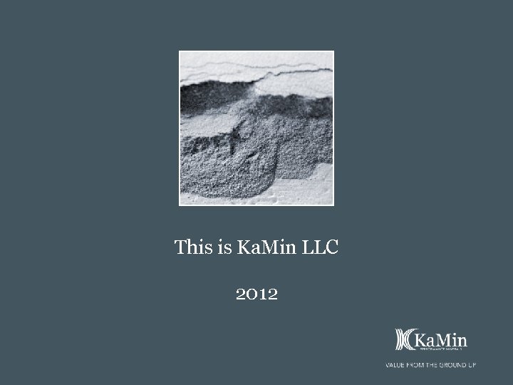 This is Ka. Min LLC 2012 