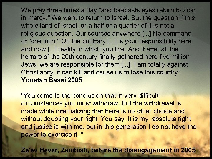 We pray three times a day 