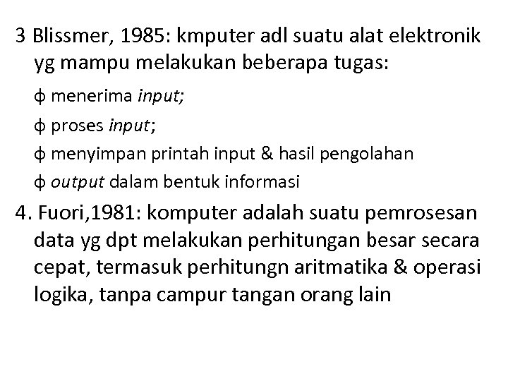 Pengertian Komputer 1 Komputer Berasal Dari Bahasa Latin