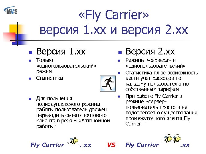  «Fly Carrier» версия 1. хх и версия 2. хх n n Версия 1.
