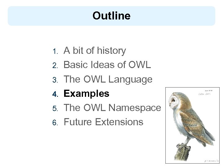 Outline 1. 2. 3. 4. 5. 6. A bit of history Basic Ideas of