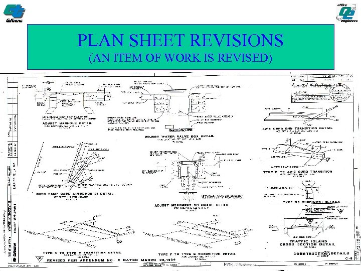 PLAN SHEET REVISIONS (AN ITEM OF WORK IS REVISED) 23 