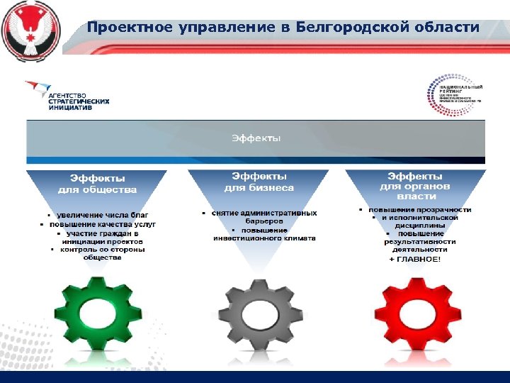 Проектное управление в Белгородской области 