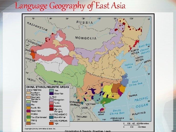 Language Geography of East Asia 