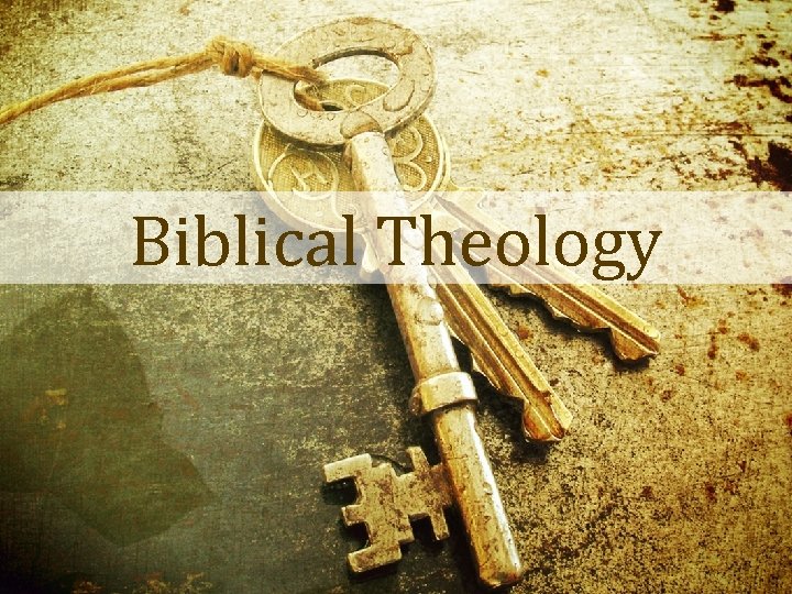 Biblical Theology 