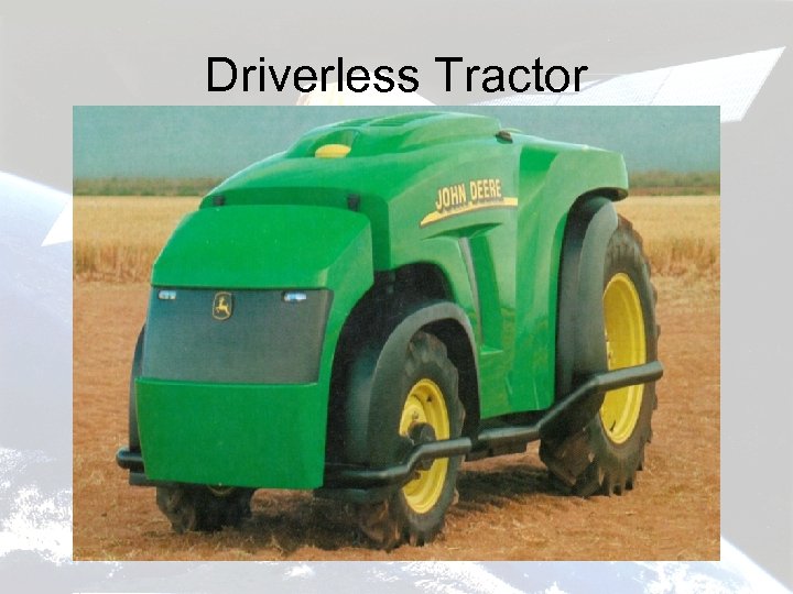 Driverless Tractor 