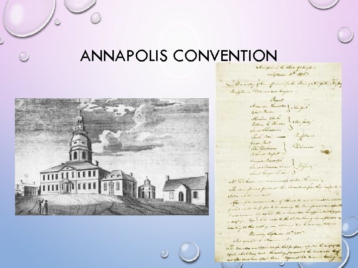 ANNAPOLIS CONVENTION 