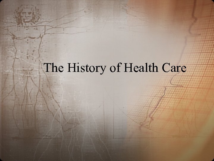 The History of Health Care 