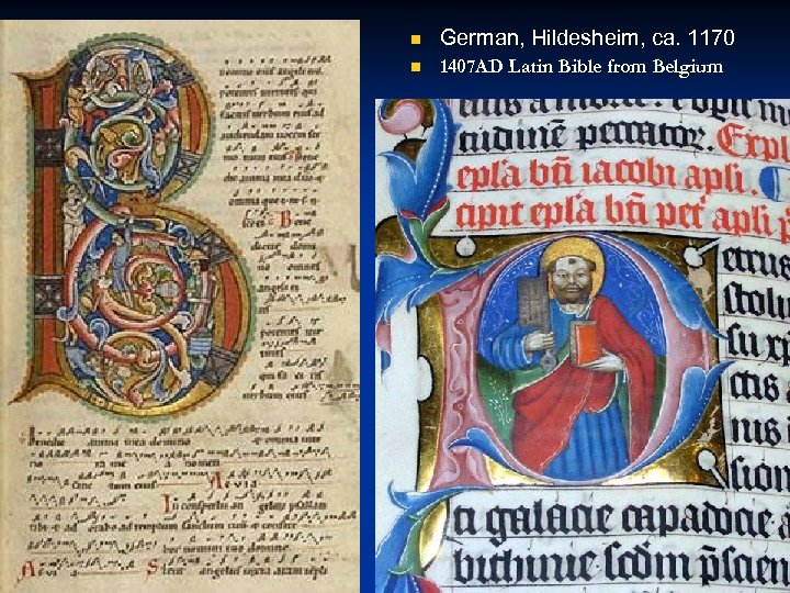 n German, Hildesheim, ca. 1170 n 1407 AD Latin Bible from Belgium 