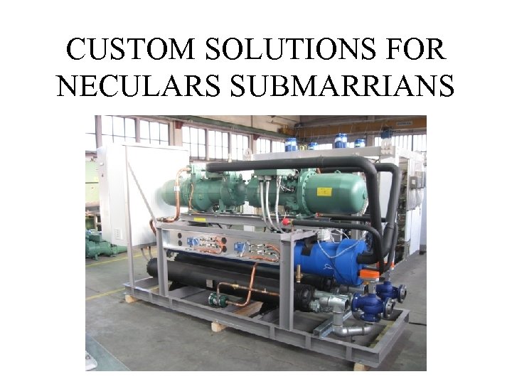 CUSTOM SOLUTIONS FOR NECULARS SUBMARRIANS 