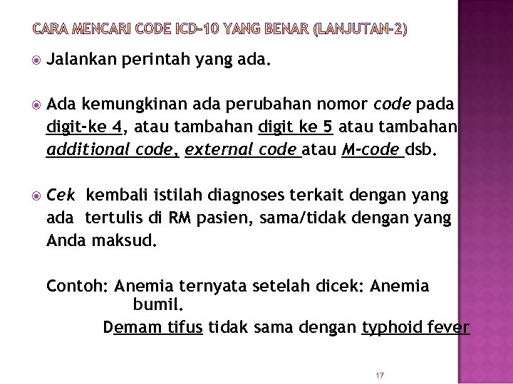  Jalankan perintah yang ada. Ada kemungkinan ada perubahan nomor code pada digit-ke 4,