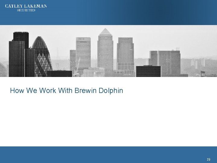How We Work With Brewin Dolphin 19 