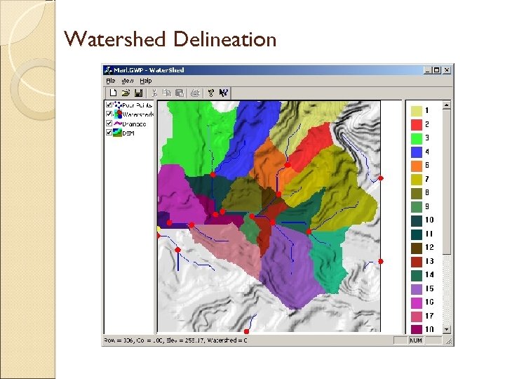 Watershed Delineation 