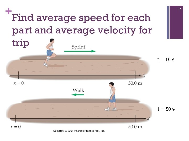 + 17 Find average speed for each part and average velocity for trip t