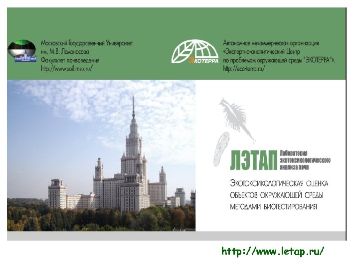 http: //www. letap. ru/ 