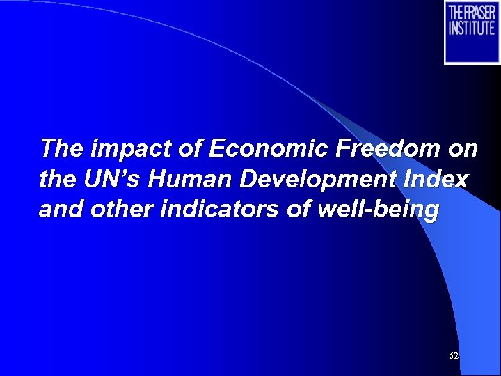 The impact of Economic Freedom on the UN’s Human Development Index and other indicators