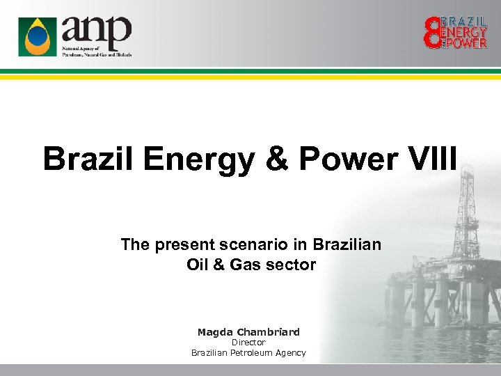 Brazil Energy & Power VIII The present scenario in Brazilian Oil & Gas sector