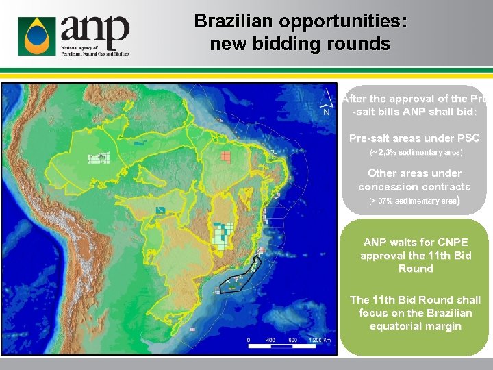Brazilian opportunities: new bidding rounds After the approval of the Pre -salt bills ANP