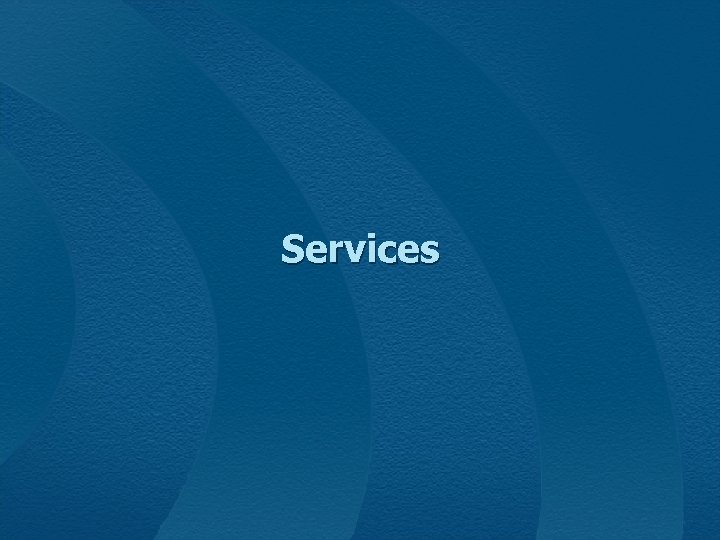 Services 