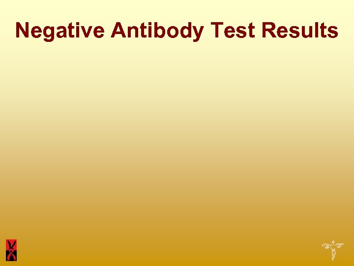 Negative Antibody Test Results 