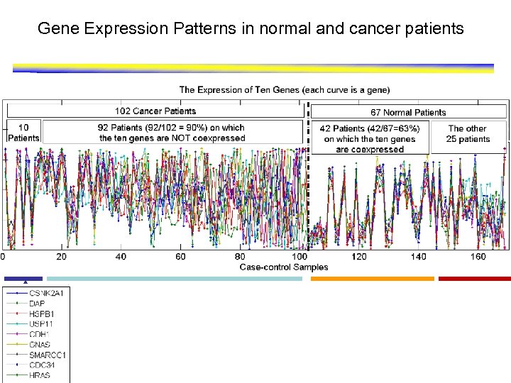 Gene Expression Patterns in normal and cancer patients 