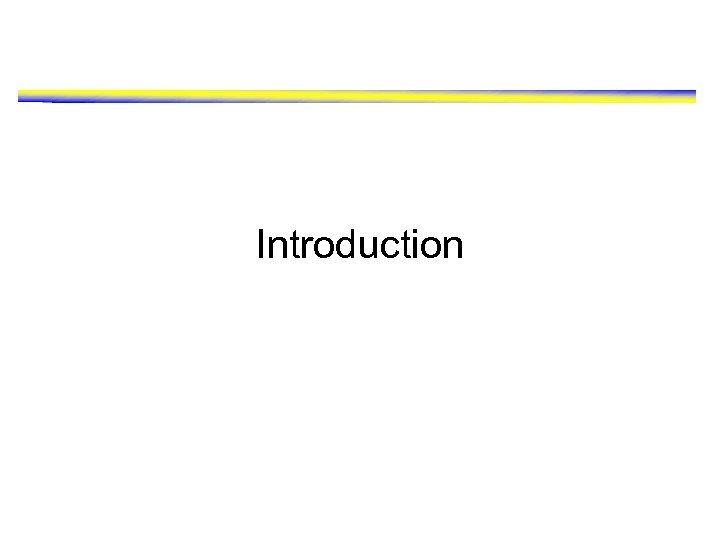 Introduction 