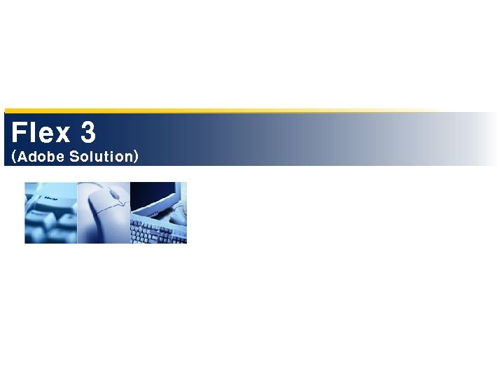 Flex 3 (Adobe Solution) 동부정보기술 