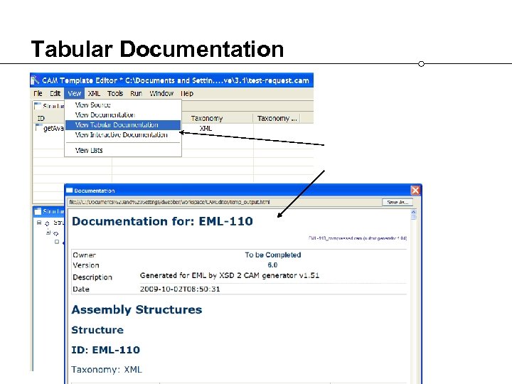 Tabular Documentation 