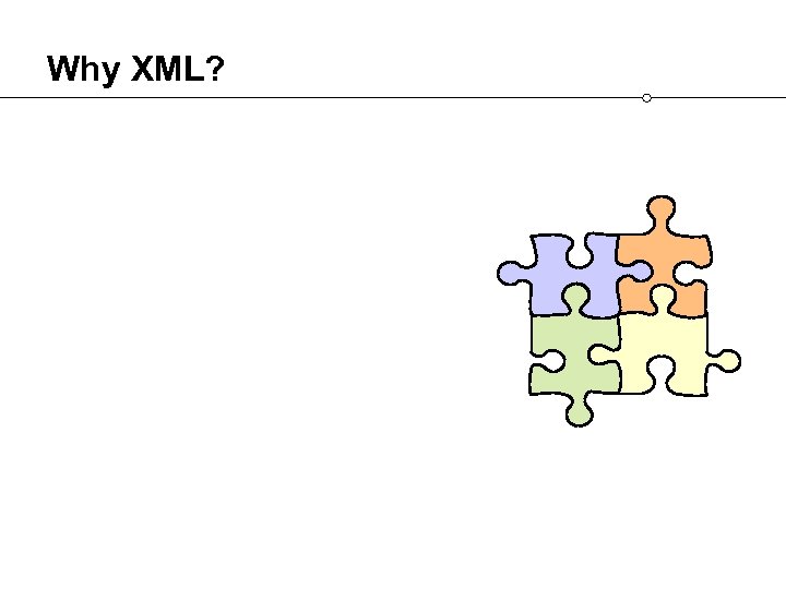 Why XML? 