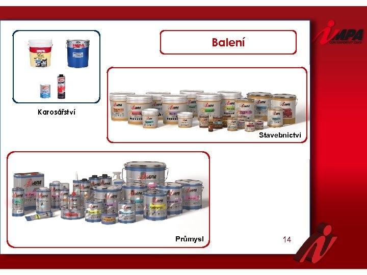 Balení Karosářství Stavebnictví Průmysl 14 