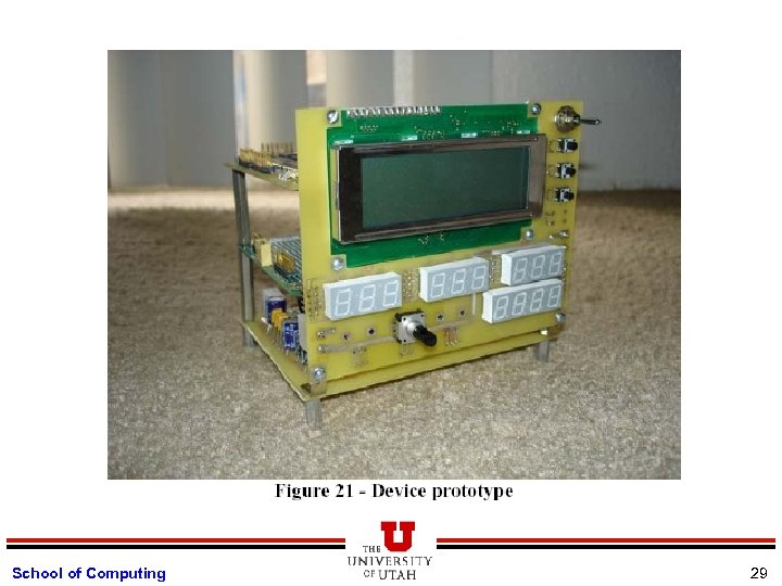 School of Computing 29 