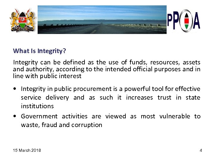 What Is Integrity? Integrity can be defined as the use of funds, resources, assets