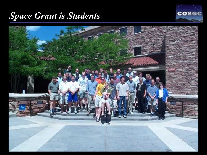 Space Grant is Students 