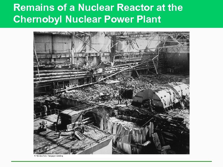 Remains of a Nuclear Reactor at the Chernobyl Nuclear Power Plant 