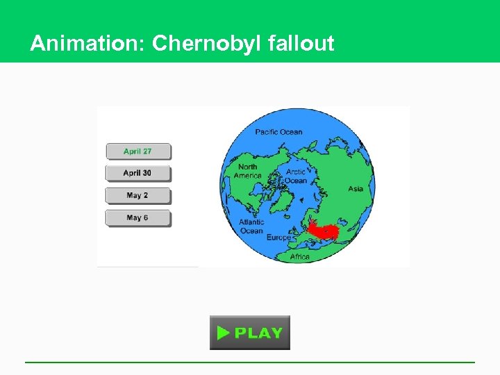 Animation: Chernobyl fallout 