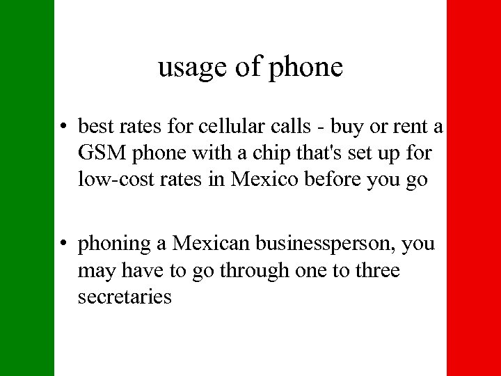 usage of phone • best rates for cellular calls - buy or rent a