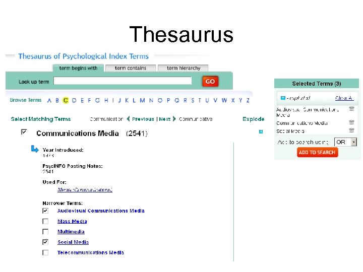 Thesaurus 