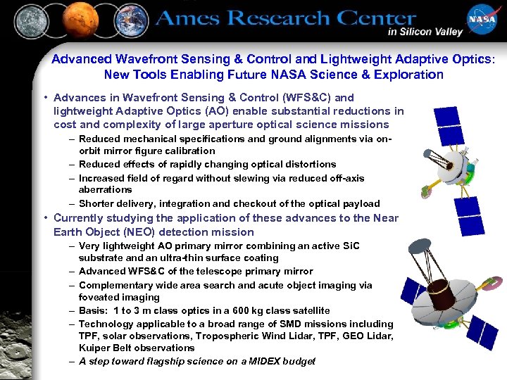 Advanced Wavefront Sensing & Control and Lightweight Adaptive Optics: New Tools Enabling Future NASA