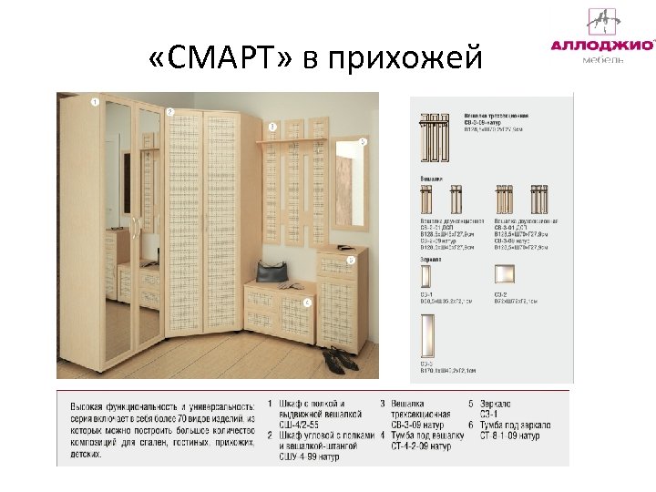  «СМАРТ» в прихожей 