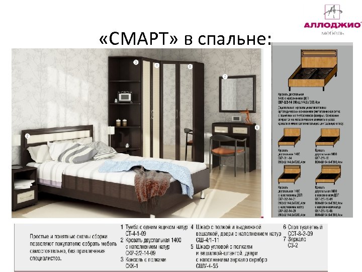  «СМАРТ» в спальне: 