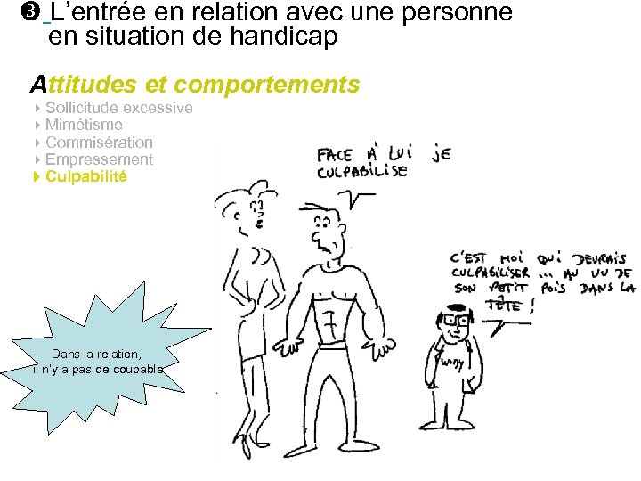  L’entrée en relation avec une personne en situation de handicap Attitudes et comportements