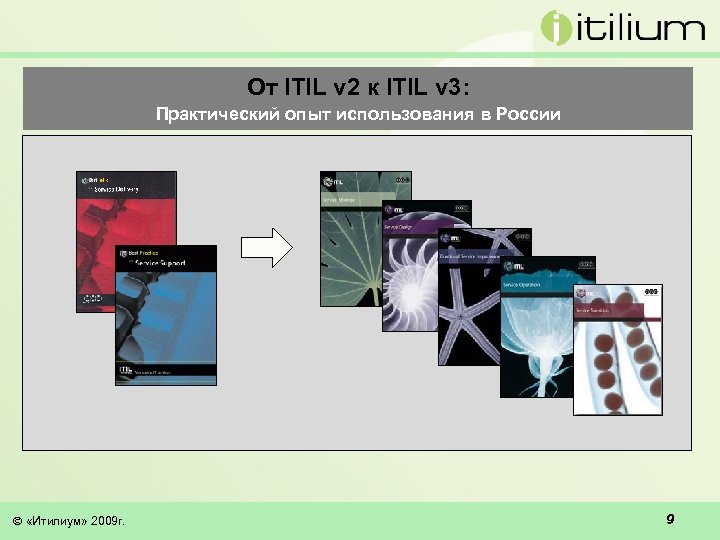 От ITIL v 2 к ITIL v 3: Практический опыт использования в России «Итилиум»