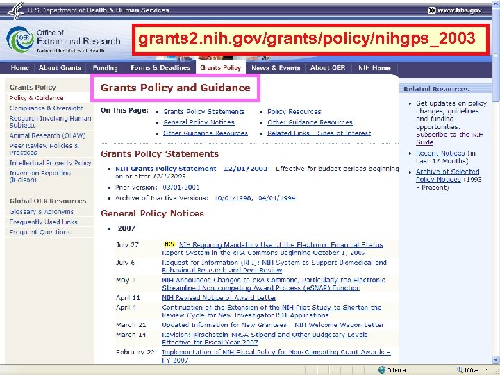 grants 2. nih. gov/grants/policy/nihgps_2003 