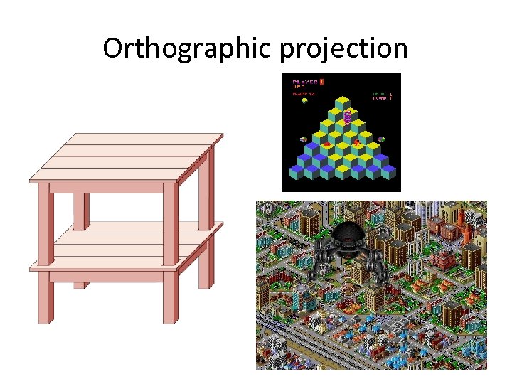 Orthographic projection 
