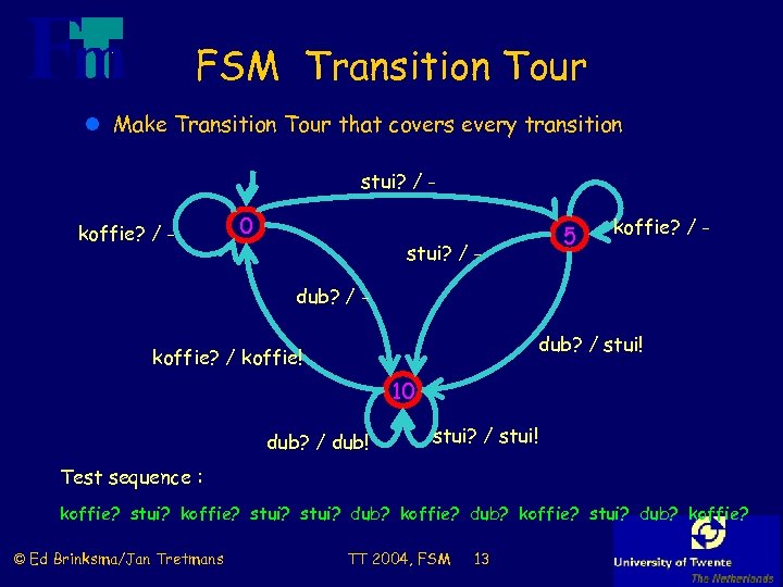 FSM Transition Tour l Make Transition Tour that covers every transition stui? / koffie?